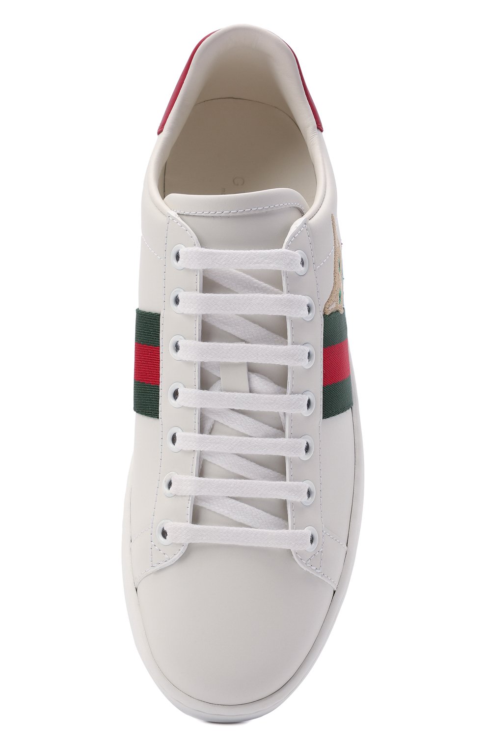 Кожаные кеды new ace GUCCI, арт. 664142/1XG60, фото 5