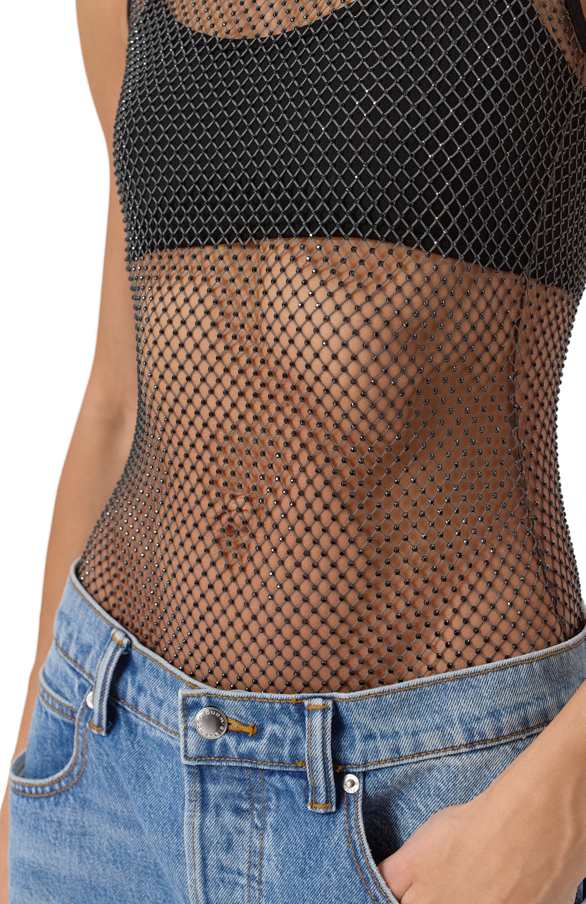 Боди с отделкой стразами CHAPURIN, арт. BD/20427/28882-М, фото 5