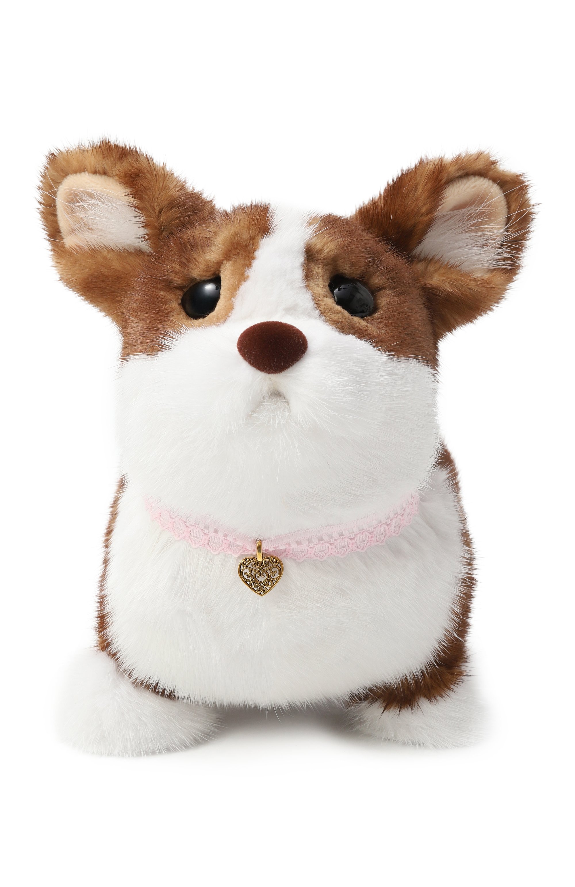 Мягкая игрушка корги CAROLON коричневого цвета по цене 46000 руб., арт. МИ-25-ПД-008-1, фото 1 Мягкая игрушка корги CAROLON, арт. МИ-25-ПД-008-1, фото 1