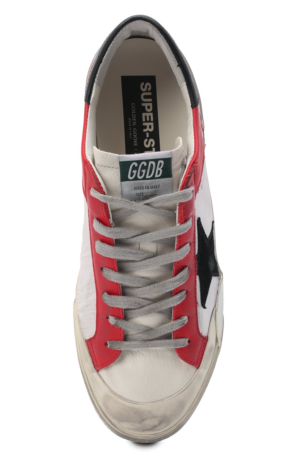 Комбинированные кеды superstar GOLDEN GOOSE DELUXE BRAND, арт. GMF00108.F002556, фото 6
