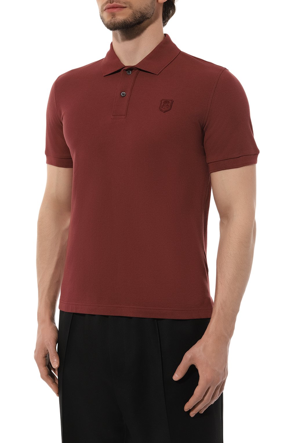 Хлопковое поло CORNELIANI, арт. 93G570-9325045, фото 3