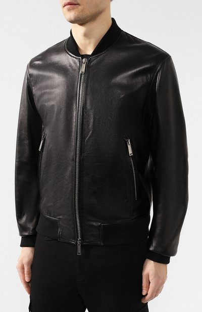 Кожаный бомбер DSQUARED2, арт. S74AM0891/SY1352, фото 3