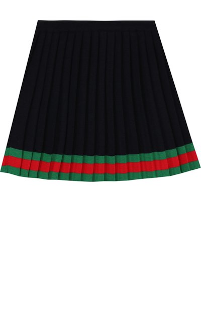 Плиссированная юбка из шерсти GUCCI, арт. 519020/X1634, фото 2