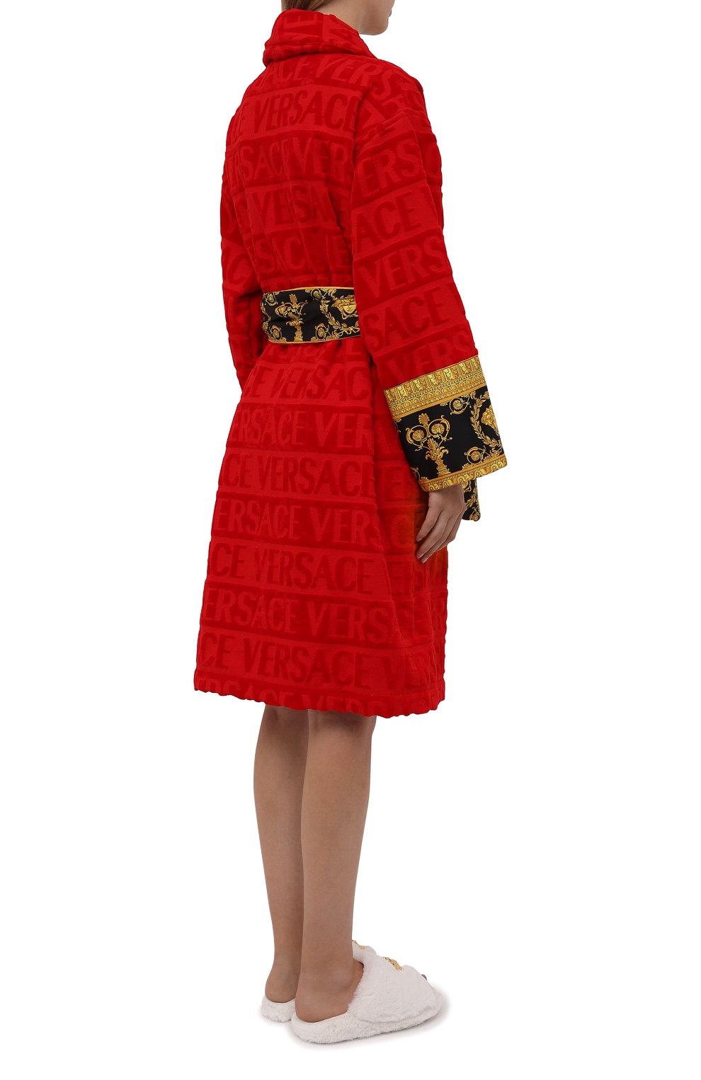 Хлопковый халат VERSACE, арт. ZACJ00008/ZC0SP052, фото 4