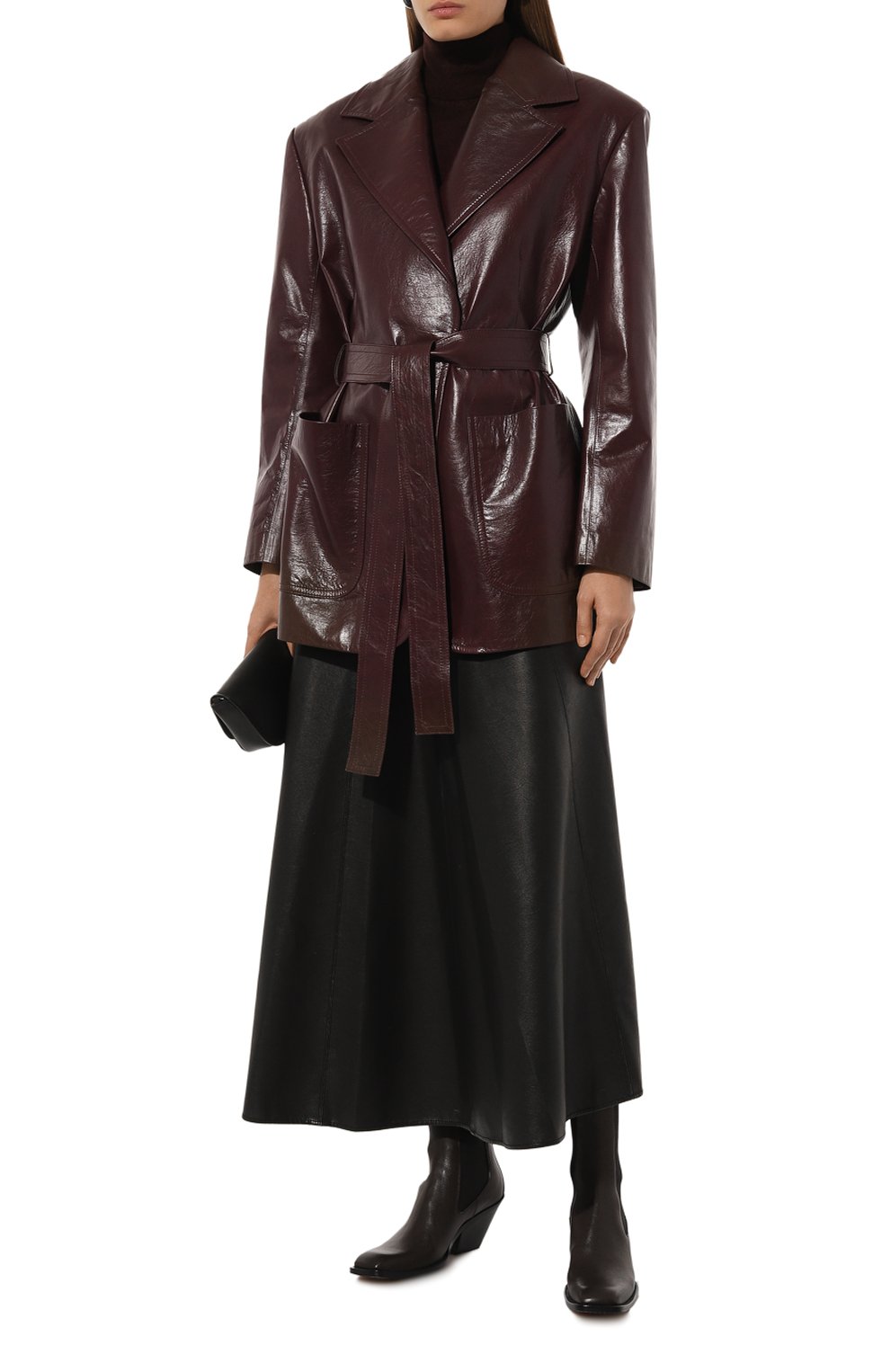 Кожаные казаки austin 60 KHAITE, арт. F1092-884/AUSTIN, фото 2