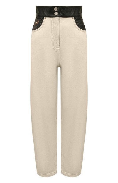 Джинсы со вставками кожи ULYANA SERGEENKO, арт. PNT005SS21Denim 0033дж, фото 1