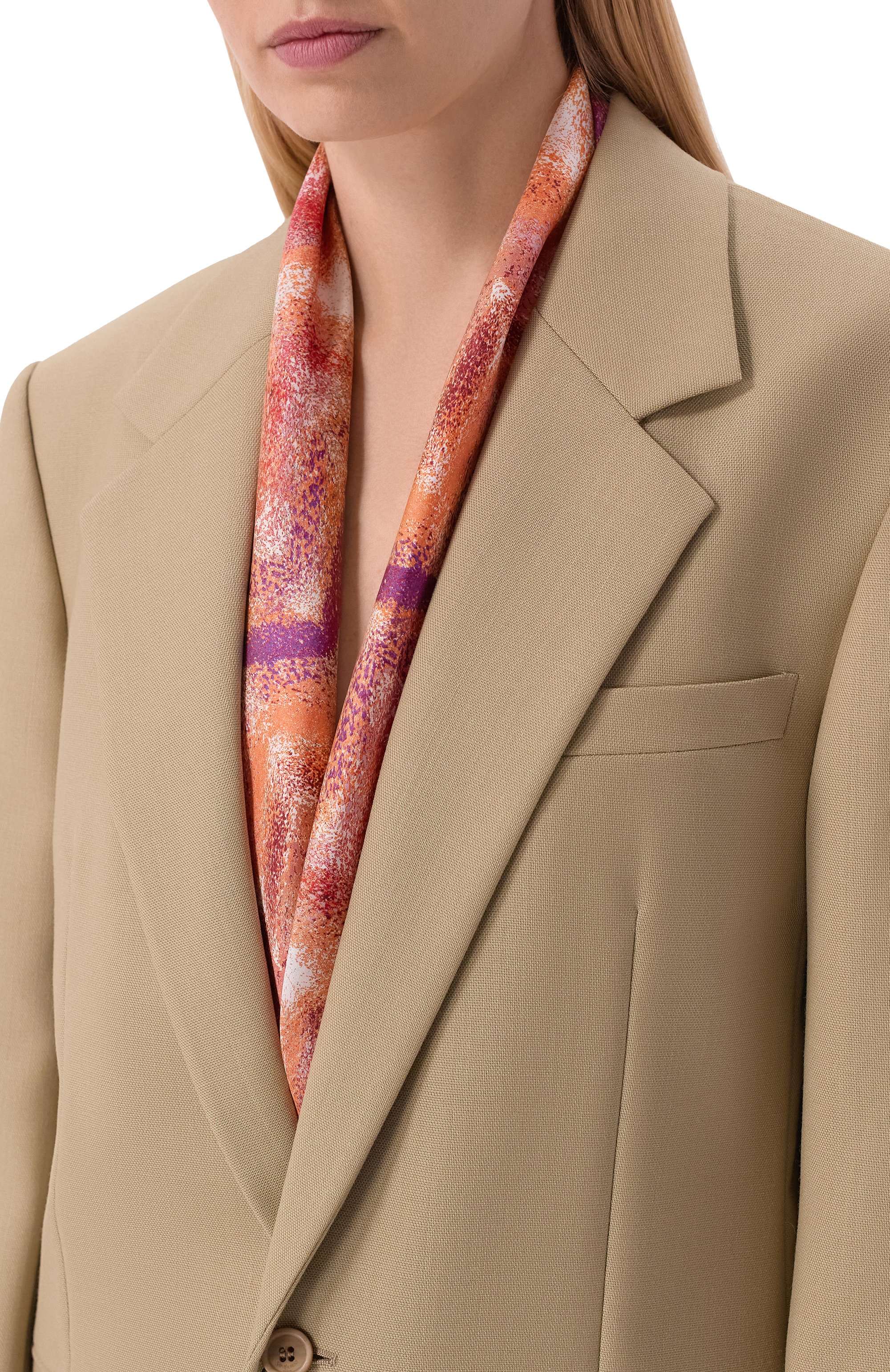 Шелковый платок MISSONI, арт. F041TWDA639, фото 2