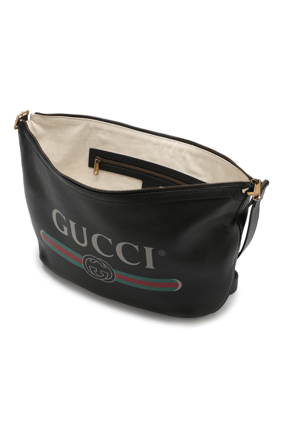 Кожаная сумка с логотипом бренда GUCCI, арт. 523588/0GCAT, фото 4