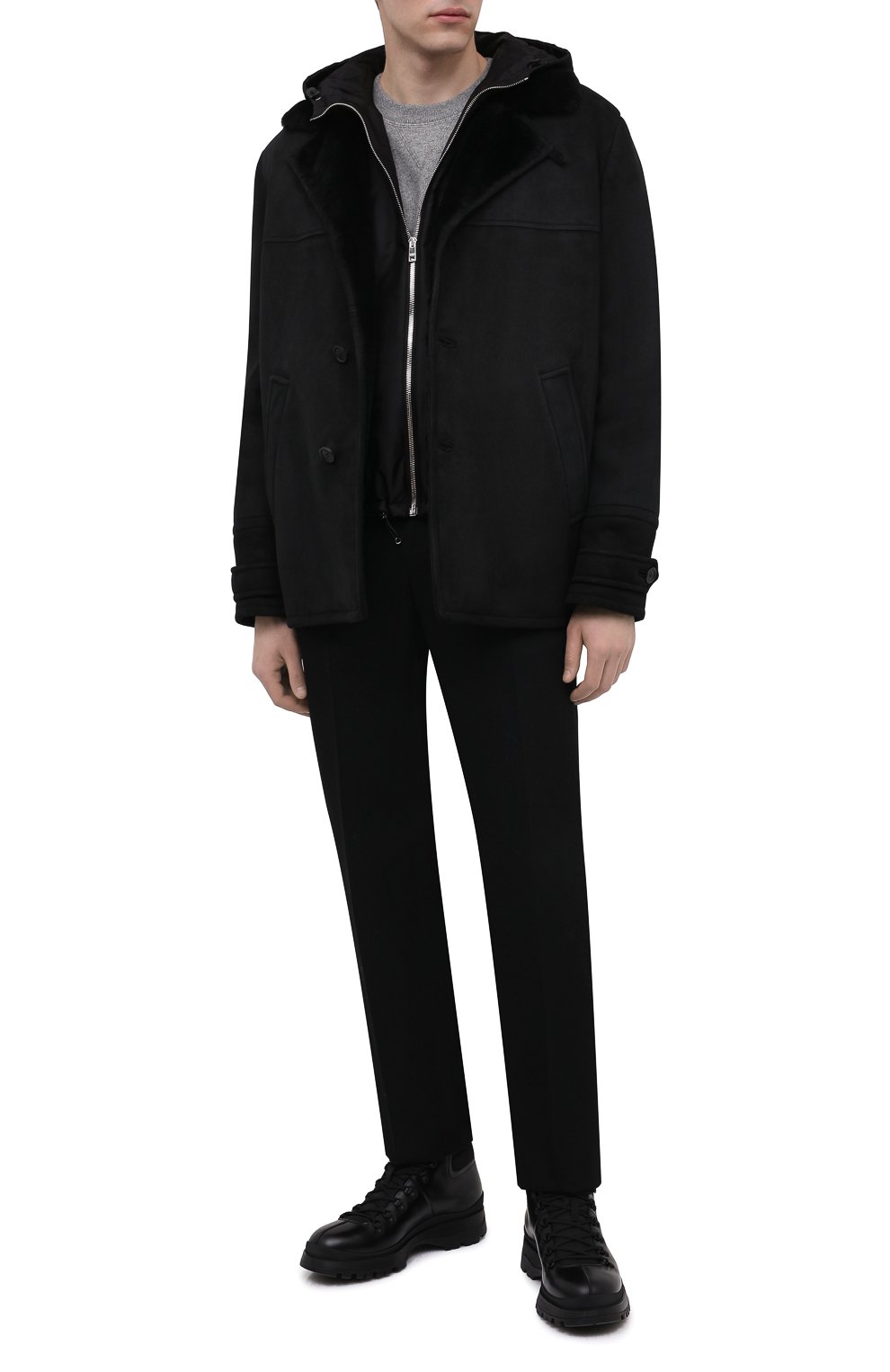 Комплект из дубленки и жилета PRADA, арт. UPS544-889-F0002, фото 2