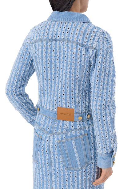 Джинсовая куртка NINA RICCI, арт. 26PDVE012/C01118, фото 4