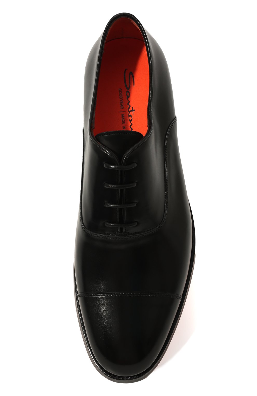 Кожаные оксфорды SANTONI, арт. MCNG17756SB3EVRTN01, фото 6