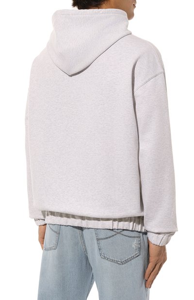 Хлопковое худи BRUNELLO CUCINELLI, арт. MW8369028G, фото 4