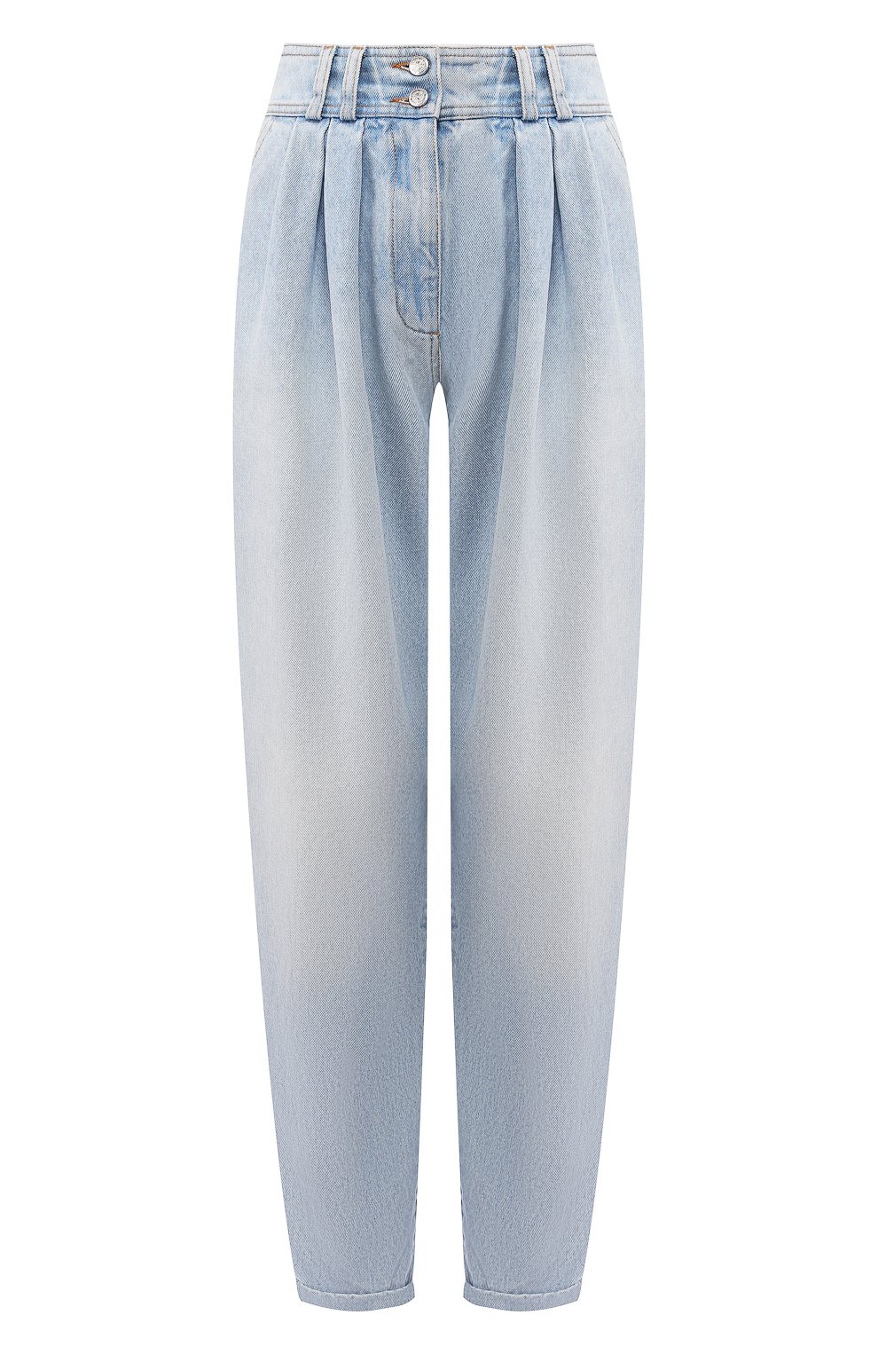 Джинсы BALMAIN голубого цвета по цене 69950 руб., арт. SF05635/D106, фото 1 Джинсы BALMAIN, арт. SF05635/D106, фото 1