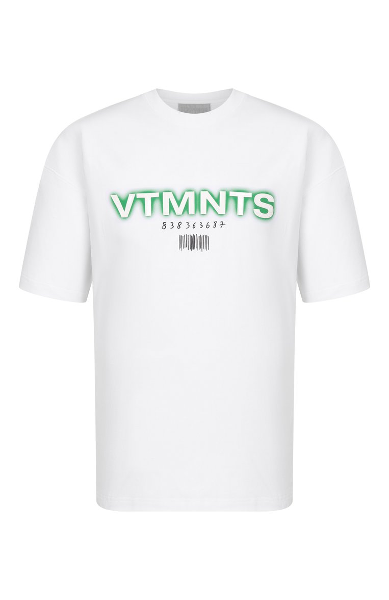 Хлопковая футболка VTMNTS, арт. VL18TR700W, фото 1