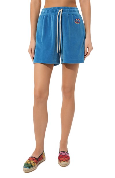 Хлопковые шорты GUCCI, арт. 650630 XJDCV, фото 3