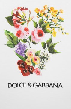 Детская хлопковая футболка DOLCE & GABBANA белого цвета, арт. L5JTHW/G7M1Y | Фото 3 (Девочки Кросс-КТ: футболка-одежда; Рукава: Короткие; Материал сплава: Проставлено; Материал внешний: Хлопок; Драгоценные камни: Проставлено; Ростовка одежда: 4 года | 104 см, 12 лет | 152 см, 13 - 15 лет | 158 см, 2 года | 92 см, 3 года | 98 см, 6 лет | 116 см, 8 лет | 128 см, 5 лет | 110 см, 10 - 11 лет | 140 - 146см)