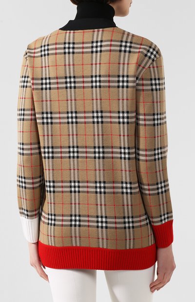 Кардиган BURBERRY бежевого цвета по цене 99500 руб., арт. 8024076, фото 4 Кардиган BURBERRY, арт. 8024076, фото 4