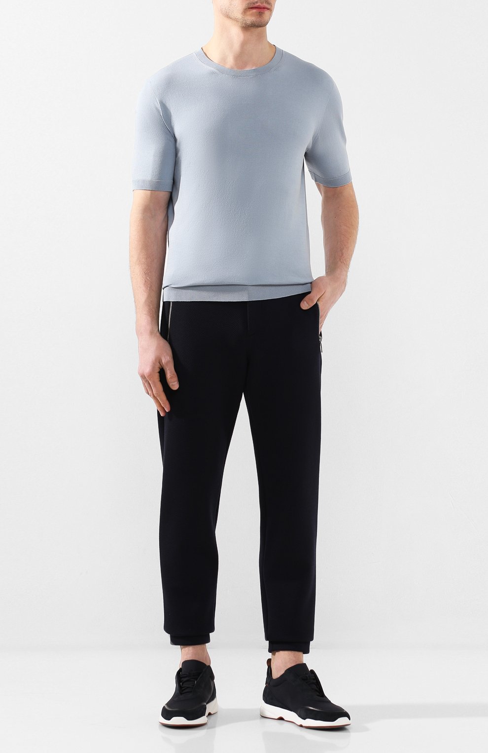 Хлопковый джемпер BRIONI, арт. UMR00L/08K01, фото 2