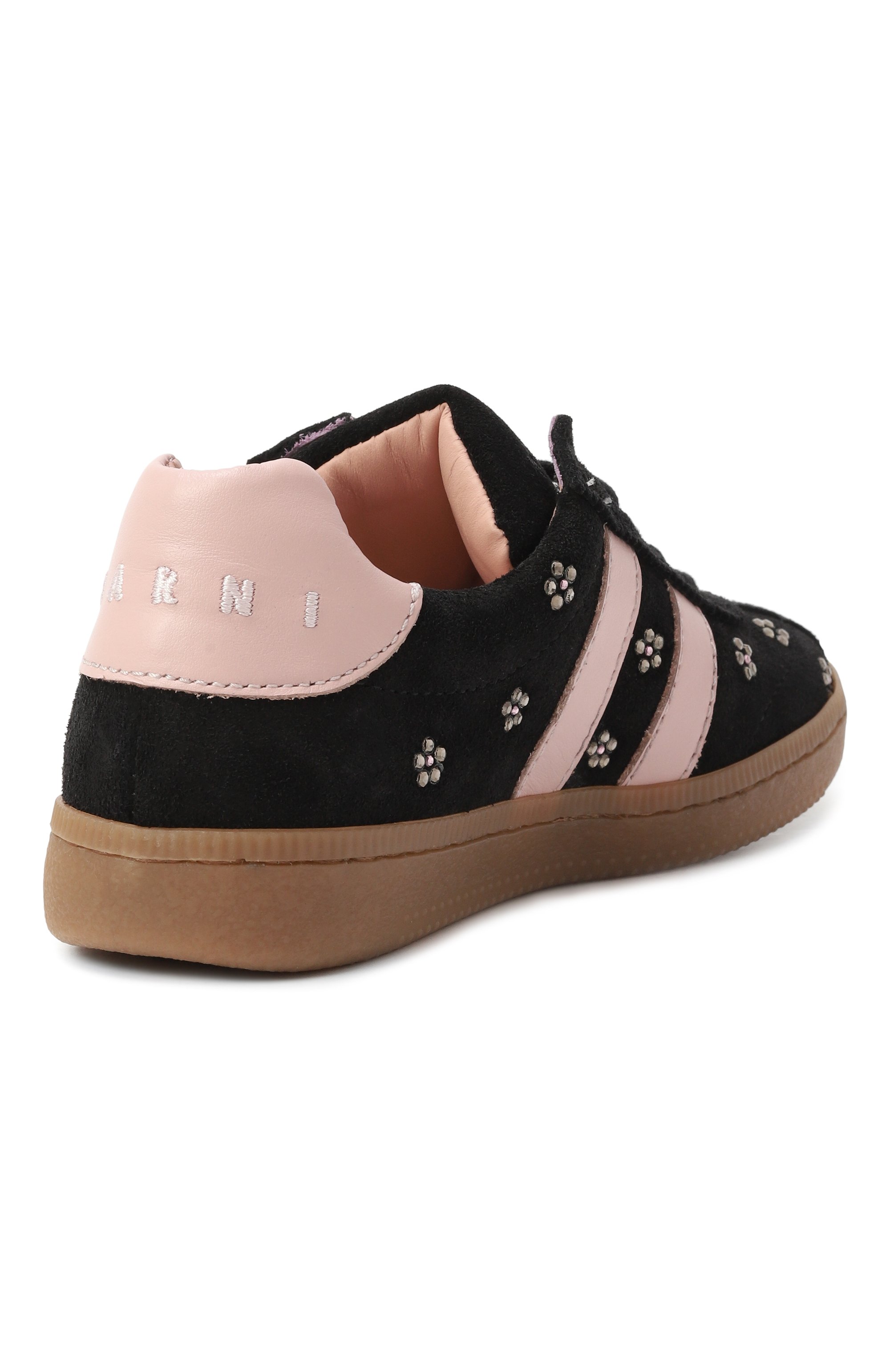 Замшевые кеды MARNI черного цвета по цене 34950 руб., арт. 82026/28-35, фото 3 Замшевые кеды MARNI, арт. 82026/28-35, фото 3