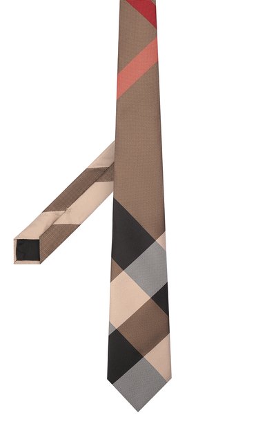 Шелковый галстук BURBERRY бежевого цвета по цене 21200 руб., арт. 8011689, фото 3 Шелковый галстук BURBERRY, арт. 8011689, фото 3