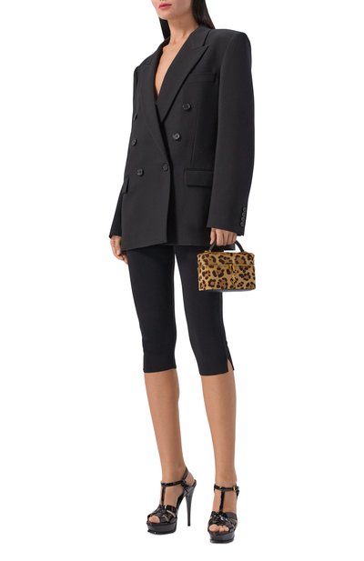 Кожаные босоножки tribute 105 SAINT LAURENT, арт. 315487/AAA0W, фото 3