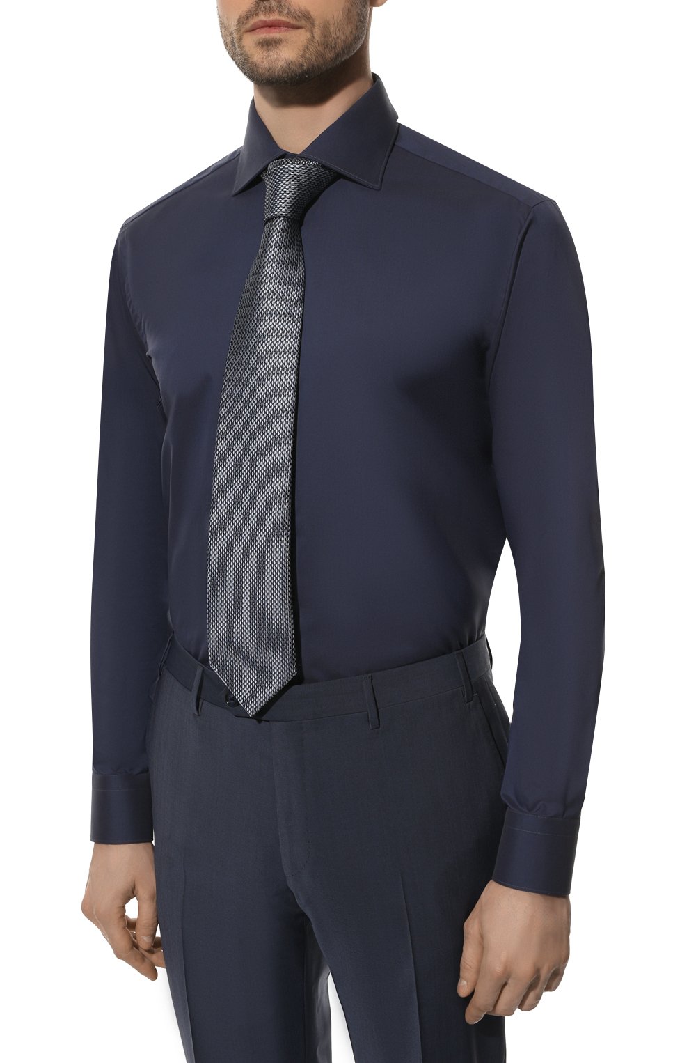 Хлопковая сорочка BRIONI, арт. RCB10M/P104M, фото 4