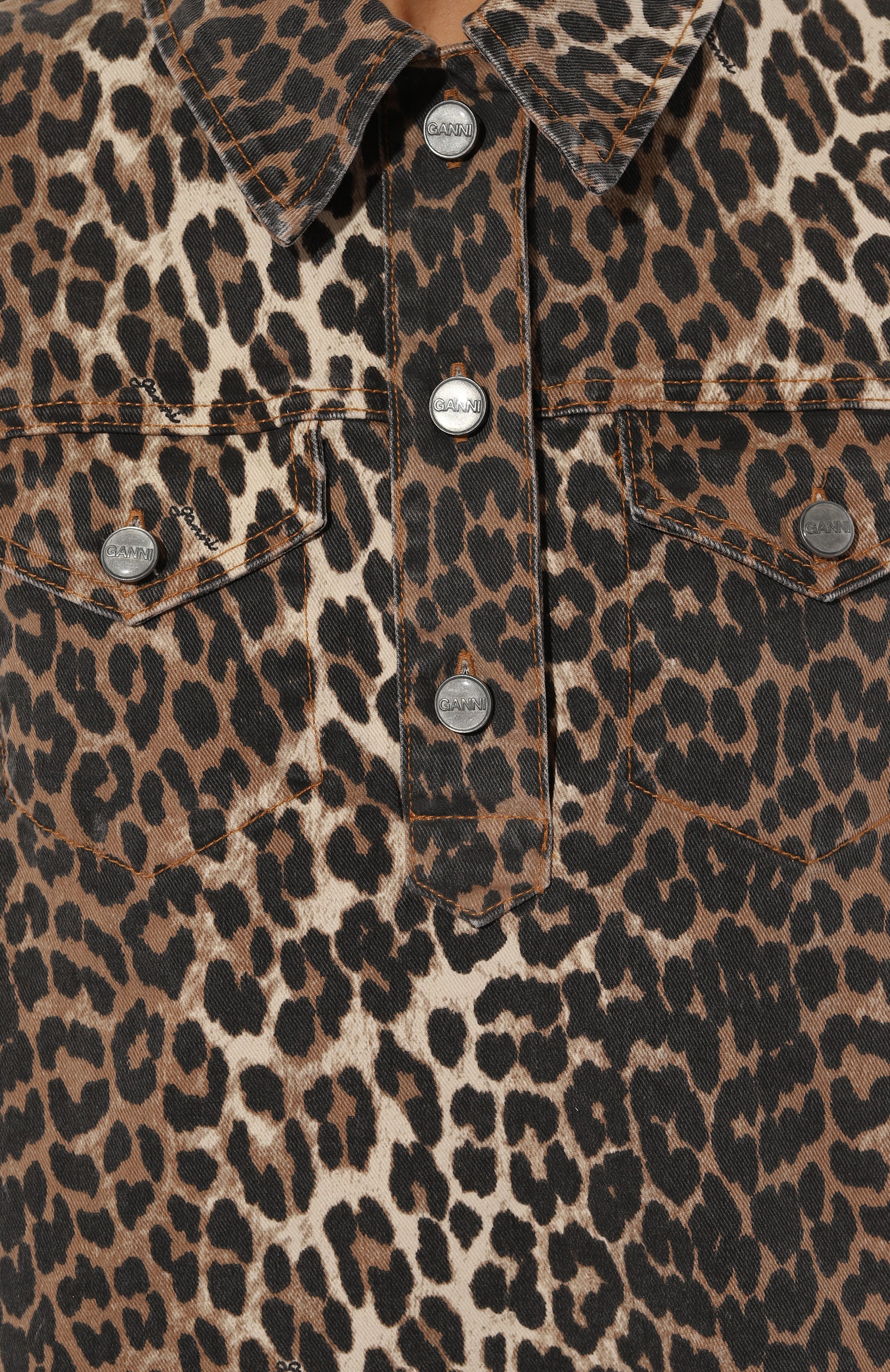 Джинсовое платье GANNI, арт. J1528/6508, фото 5