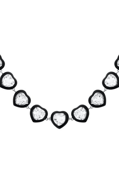 Ожерелье с сердцами из горного хрусталя MOONKA, арт. crg-nl5-crs, фото 3