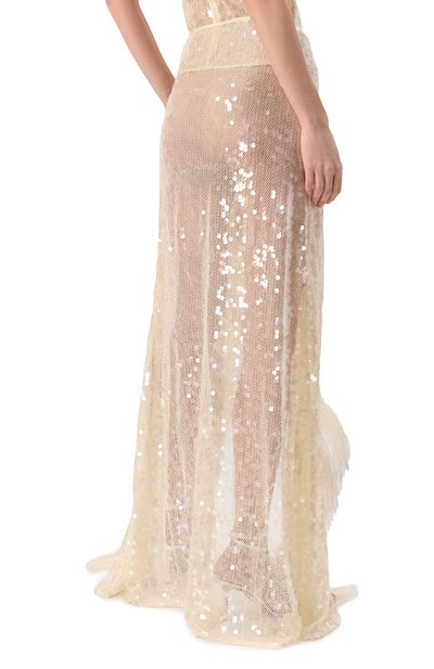 Юбка с отделкой пайетками DAVID KOMA, арт. RE25DK34SLA, фото 4