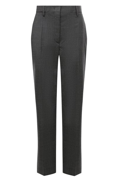 Женские брюки из шерсти и шелка PRADA, арт. P288D-1UWJ-F0031-202