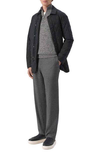 Мужские шерстяные брюки CANALI, арт. V91659/AR03472