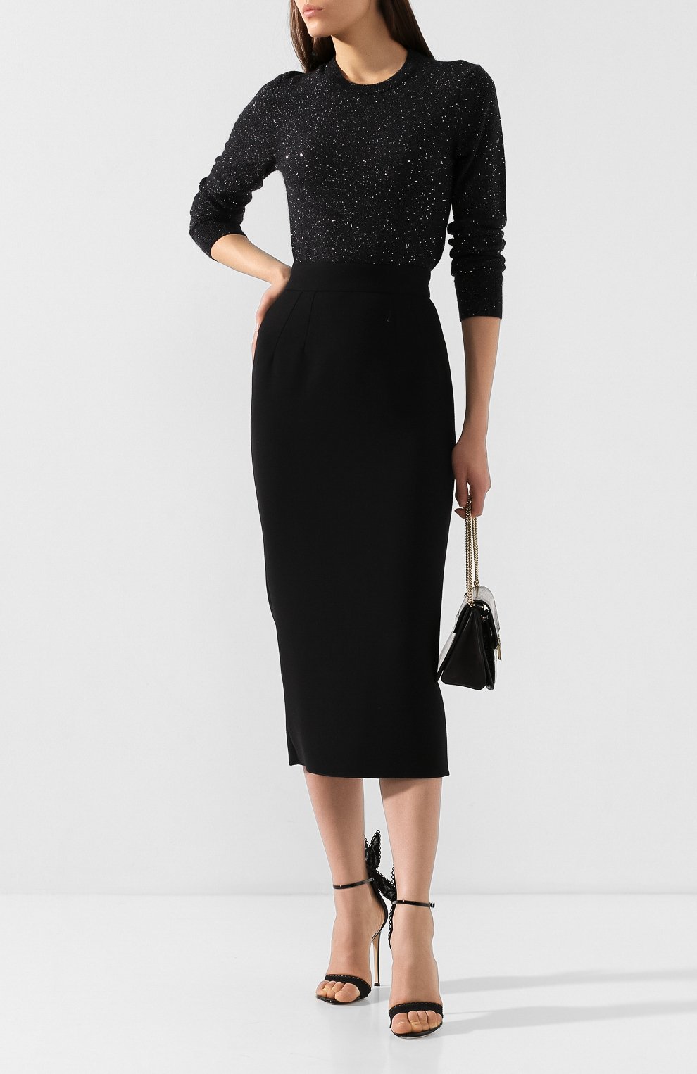 Пуловер с пайетками DOLCE & GABBANA, арт. FX450T/JAMJ9, фото 2