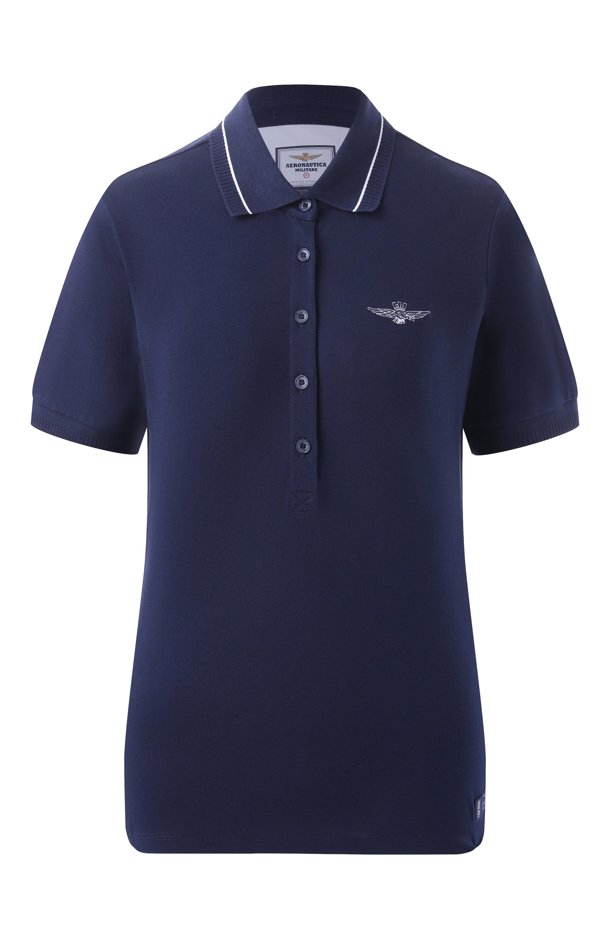 Хлопковое поло AERONAUTICA MILITARE, арт. P01846DP343, фото 1