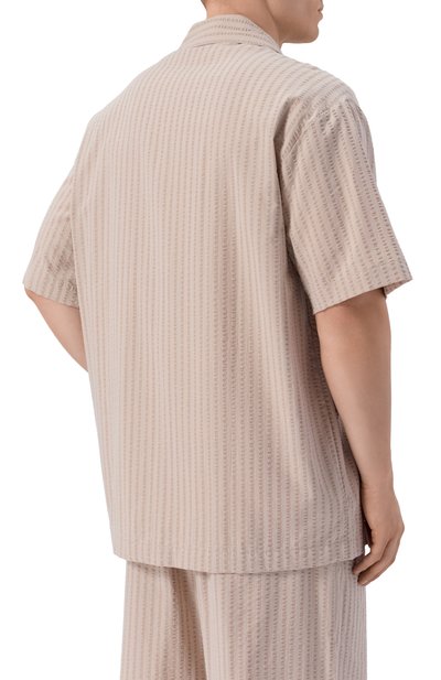 Рубашка из лиоцелла и хлопка EMPORIO ARMANI, арт. EM000593/AF20430, фото 4