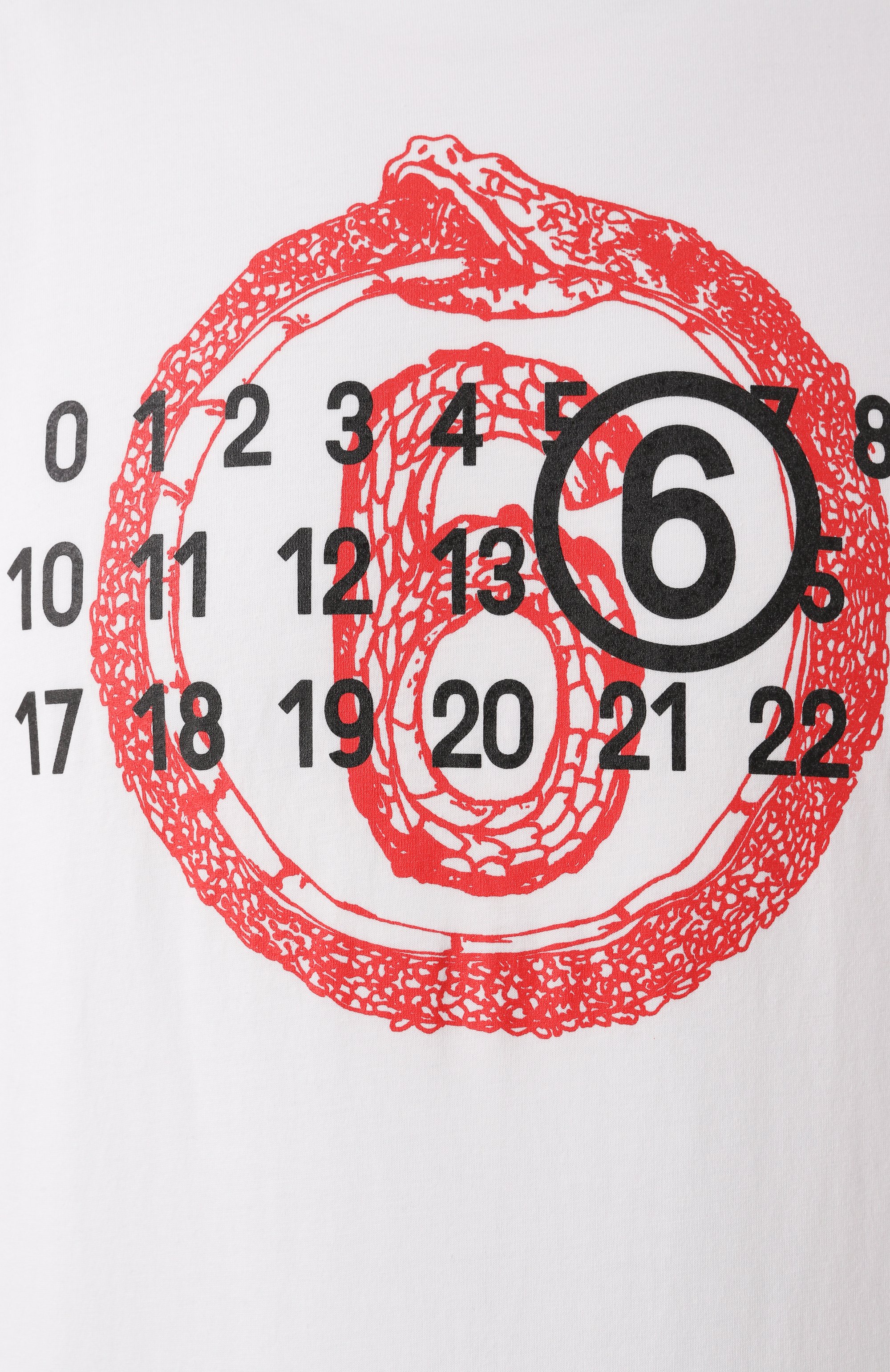 Хлопковая футболка MM6, арт. SH2GC0020/S24312, фото 6