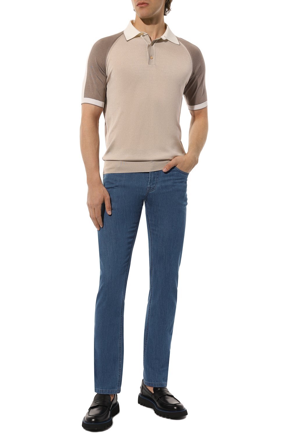 Шелковое поло STEFANO RICCI, арт. K616309P13/F23119, фото 2