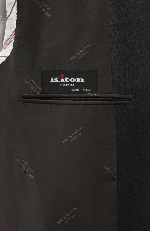 Шерстяной костюм Kiton UA81K0127002 Серый  UA81K0127002 Фото 9