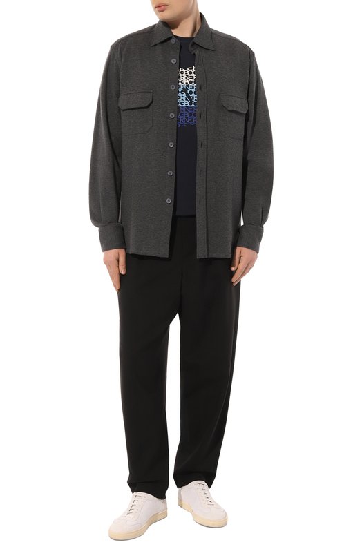 Хлопковая футболка Bogner 58426604 Синий  58426604 Фото 2