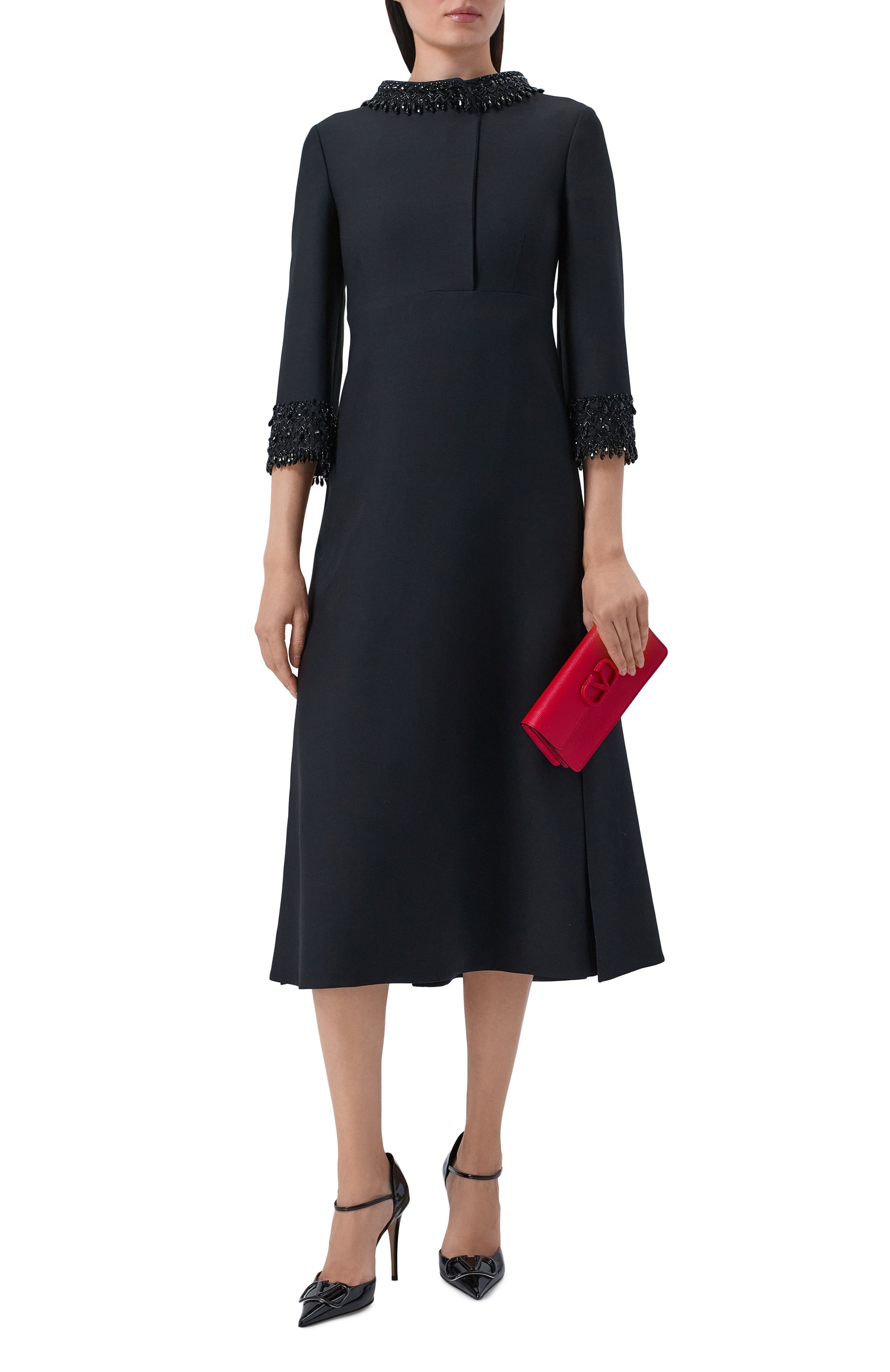 Лакированные туфли vlogo signature d'orsay 100 VALENTINO, арт. 8W2S0NN6/TMK, фото 3