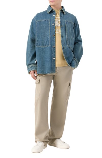 Хлопковая футболка BURBERRY, арт. 8112805, фото 2