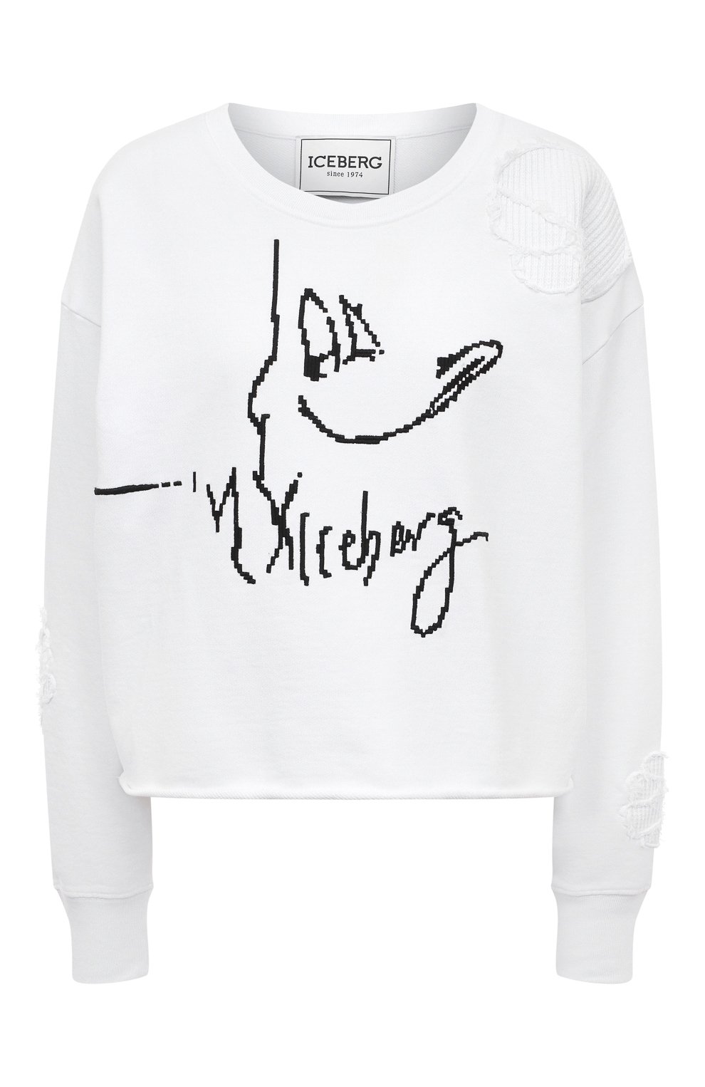 Хлопковый свитшот ICEBERG, арт. I2P/E081/630B, фото 1