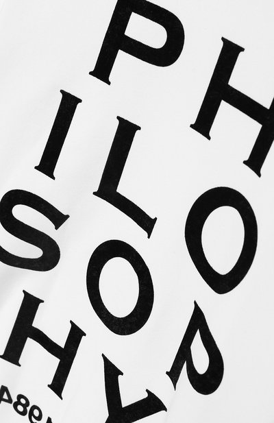 Хлопковый свитшот PHILOSOPHY DI LORENZO SERAFINI KIDS, арт. PJFE16/FE147/UH002/L-XL, фото 3