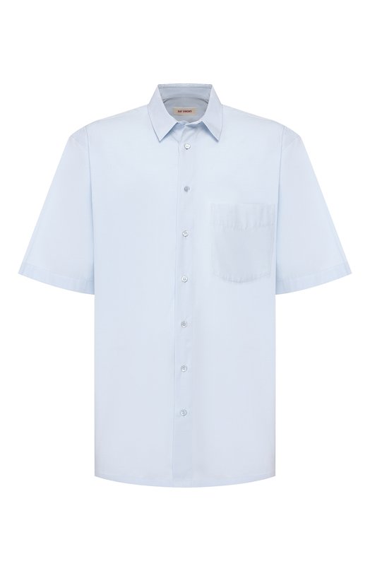 

Хлопковая рубашка Raf Simons, Голубой