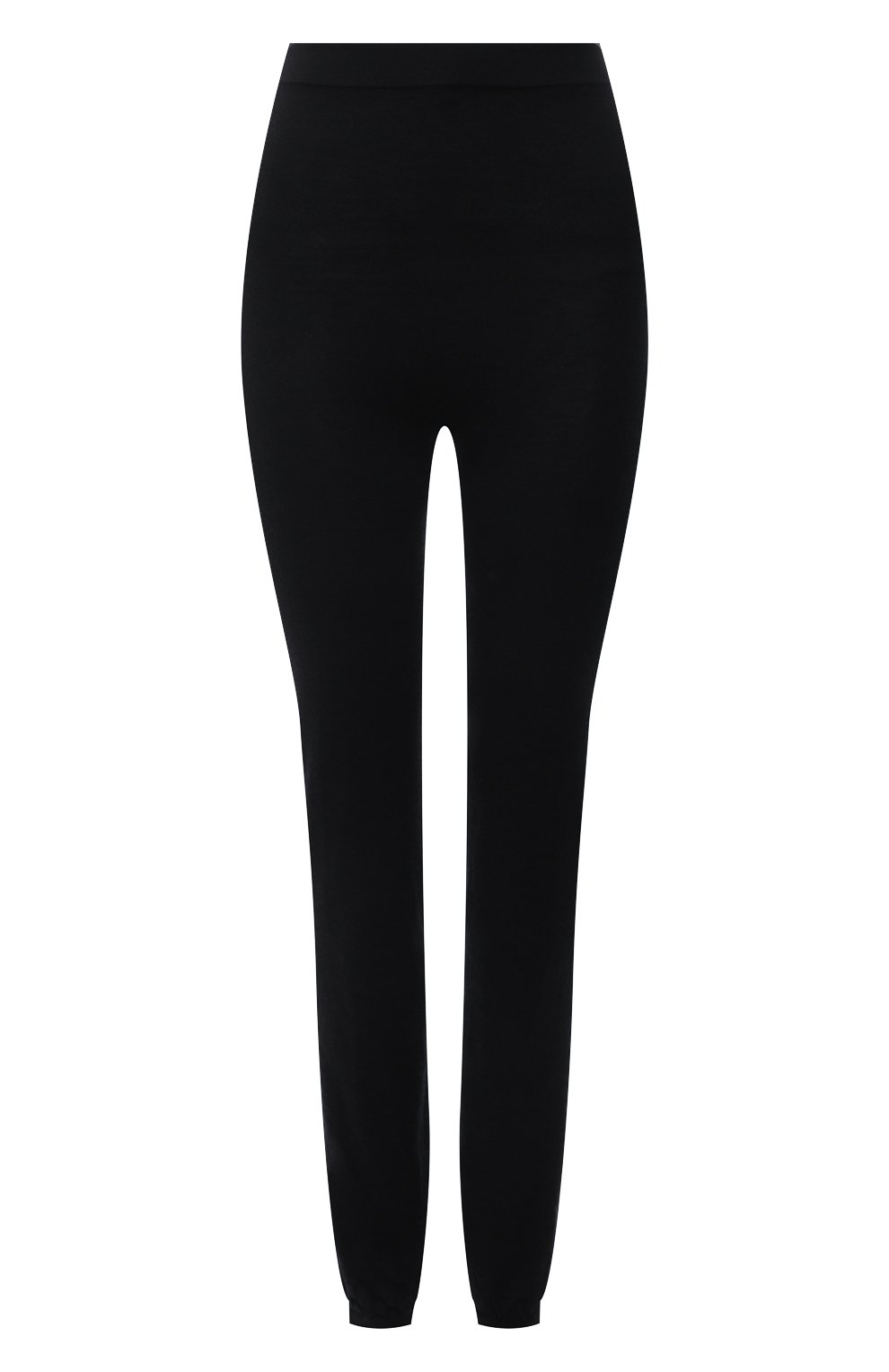 Кашемировые легинсы RICK OWENS черного цвета по цене 66150 руб., арт. R002A7691/WS, фото 1 Кашемировые легинсы RICK OWENS, арт. R002A7691/WS, фото 1