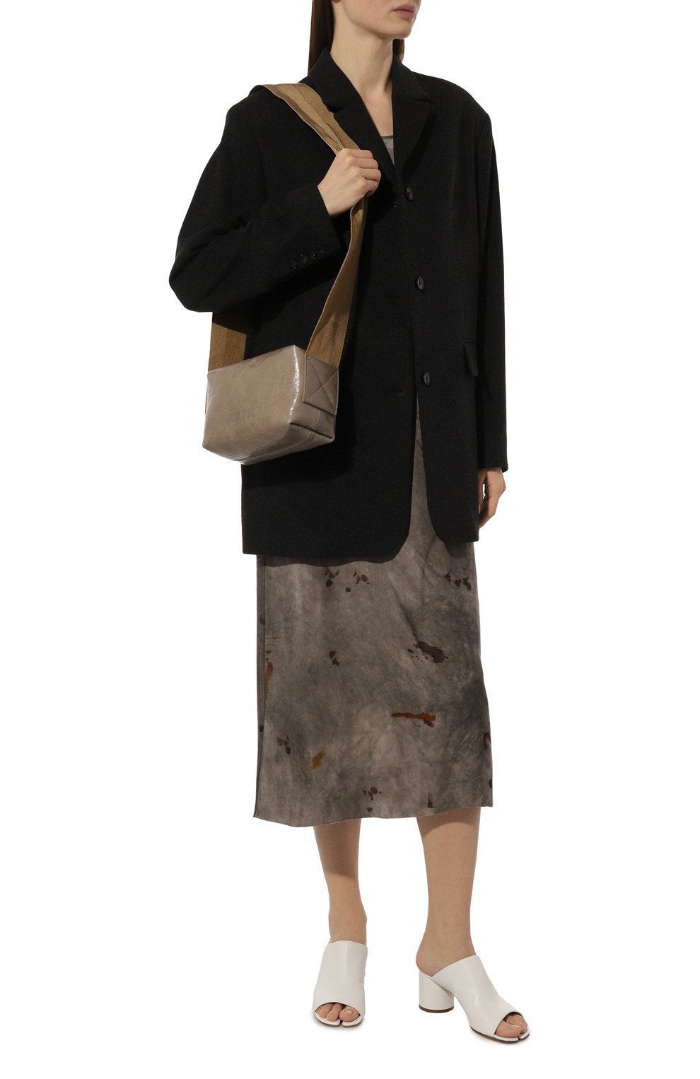 Сумка UMA WANG темно-бежевого цвета по цене 74000 руб., арт. UB0032, фото 7 Сумка UMA WANG, арт. UB0032, фото 7