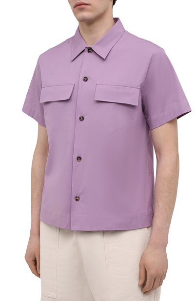 Хлопковая рубашка BOTTEGA VENETA, арт. 652051/VKIX0, фото 3