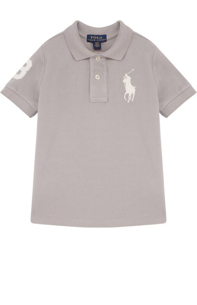 Хлопковое поло с вышитым логотипом бренда POLO RALPH LAUREN, арт. 321670257, фото 1