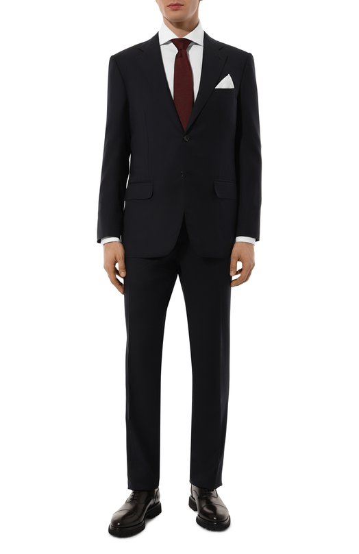 Шерстяной костюм Kiton UA81K0127003 Синий  UA81K0127003 Фото 2