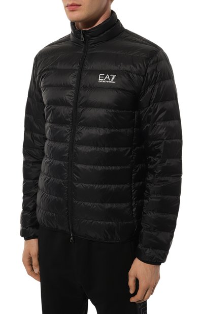 Пуховая куртка EA7 черного цвета по цене 20950 руб., арт. 8NPB23/PNGPZ/M, фото 3 Пуховая куртка EA7, арт. 8NPB23/PNGPZ/M, фото 3