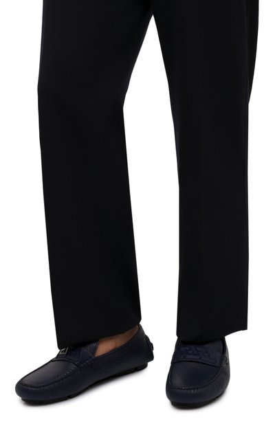 Кожаные мокасины VERSACE, арт. 1003354/1A02337, фото 3